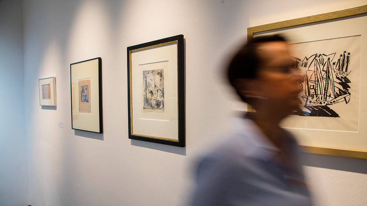 Arbeiten von Feininger in der Galerie im Kloster