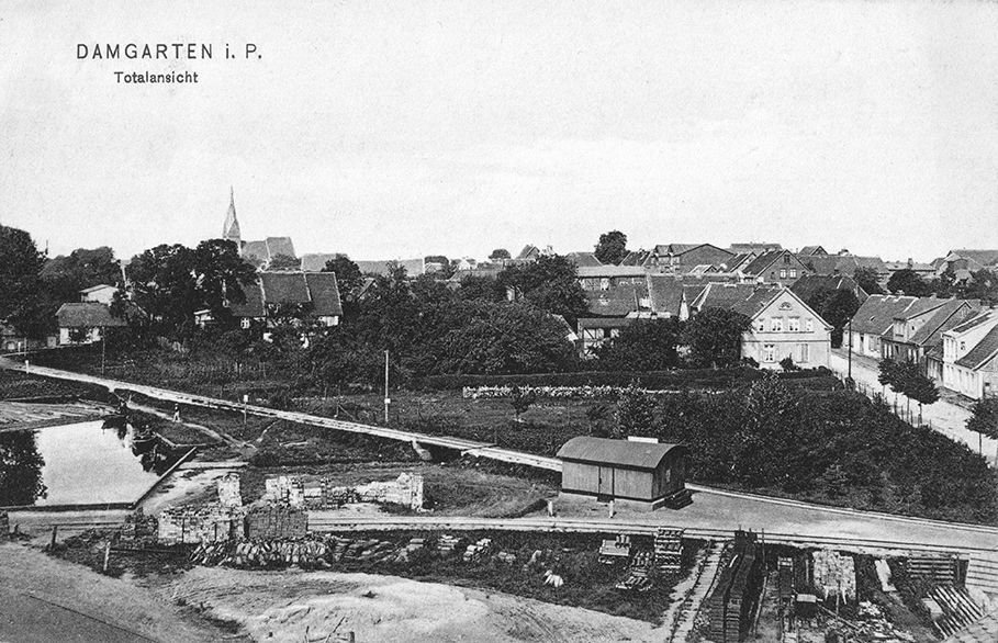 Damgarten | Hafen mit Kleinbahn | ca.1910 |  ©E. Koch